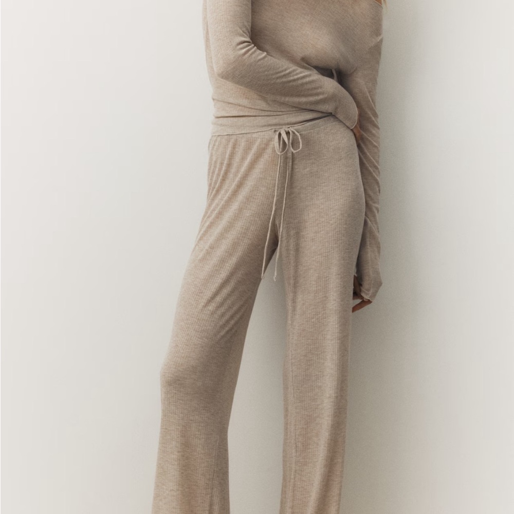Cozy Tan Women's Pajama Set